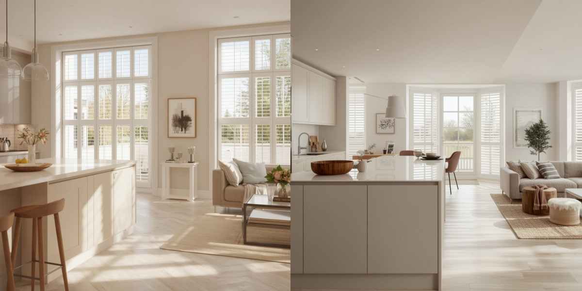 Shutter Blinds in Cardiff Homes for Modern Kitchens and Living Rooms